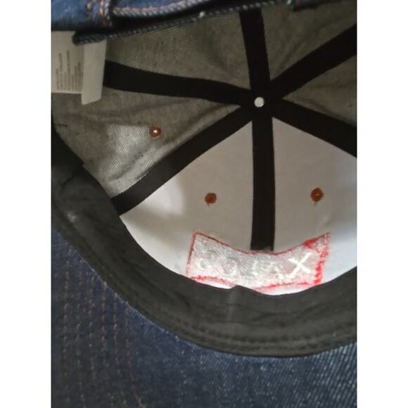 Xalos Hat Denim Logo Blue Jeans Classic SnapBack Baseball Cap Hat - Picture 5 of 6